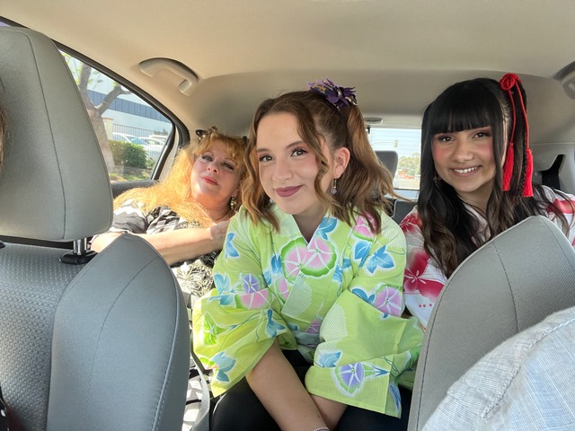 ロサンゼルス 浴衣 着付け 撮影